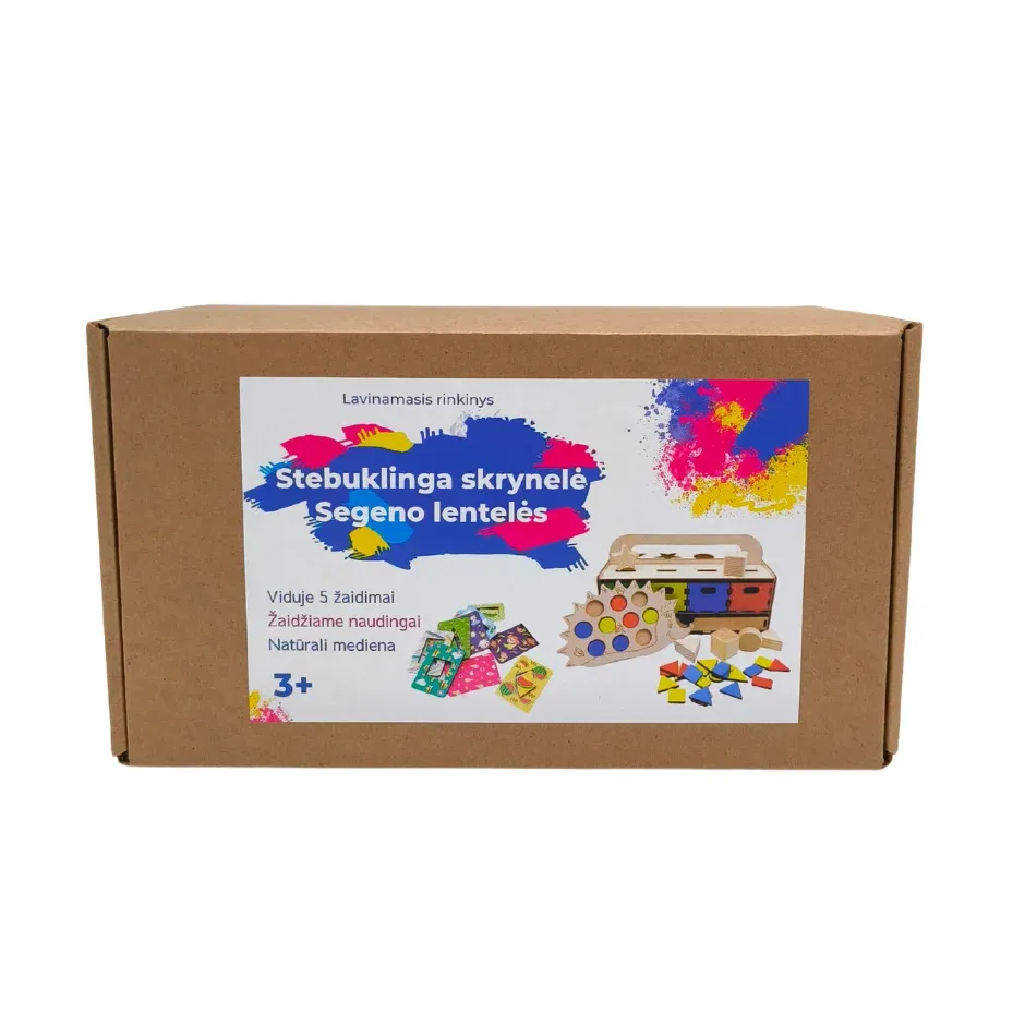 Lavinamasis rinkinys Stebuklinga skrynelė ir Segeno lentelės