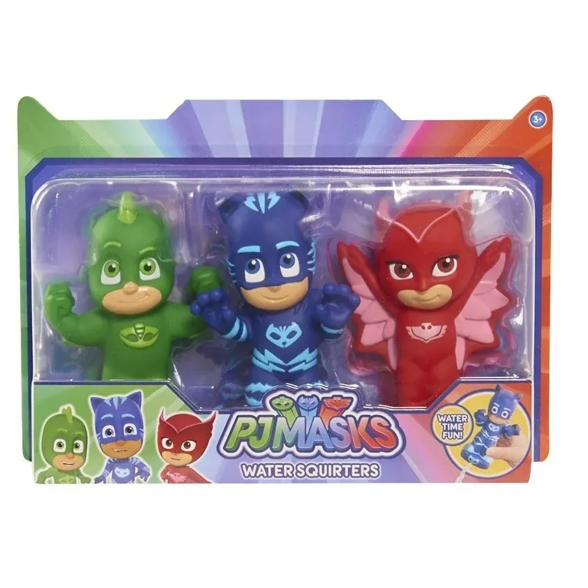PJ MASKS Vandens purkštukai Pižamų herojai 3 vnt