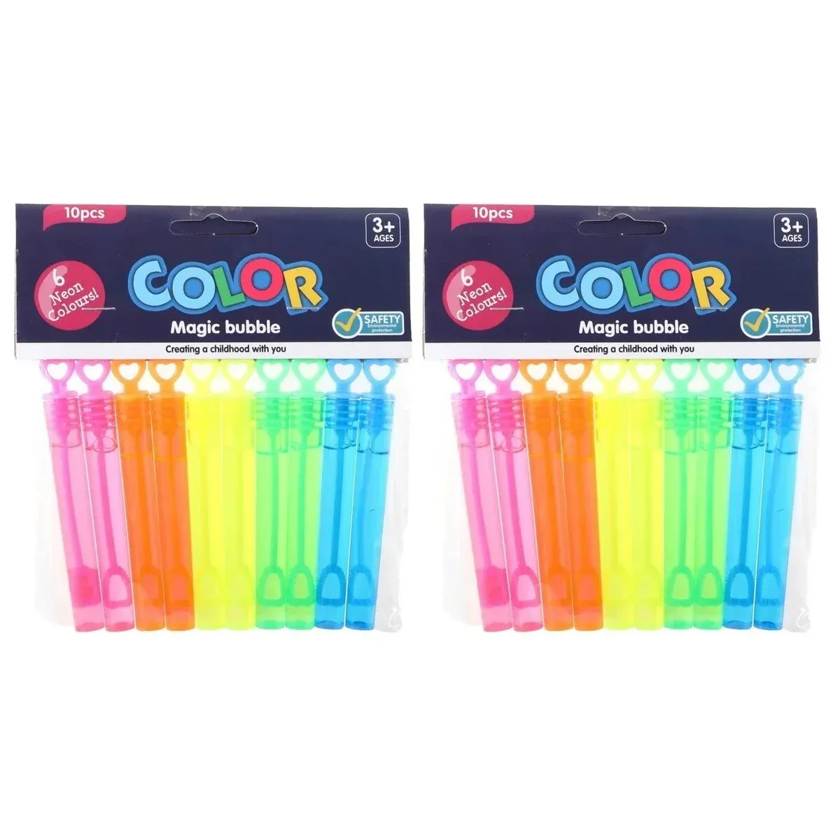 Muilo burbulų rinkinys 10 vnt 50ml