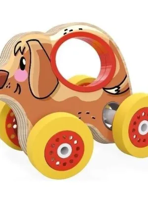 QUERCETTI medinis šuniukas su ratukais