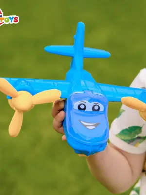 Technok lėktuvas mėlynas/raudonas