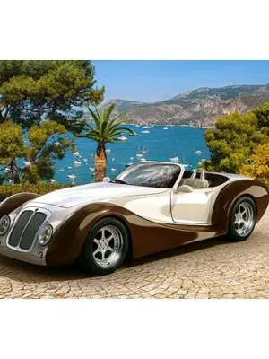 Castorland dėlionė  ROADSTER IN RIVIERA  260 det.