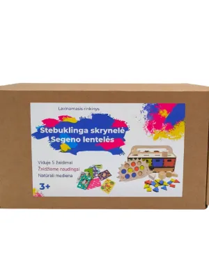 Lavinamasis rinkinys Stebuklinga skrynelė ir Segeno lentelės