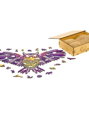 PUZZLEOK medinė dėlionė Magiška pelėda 69 det