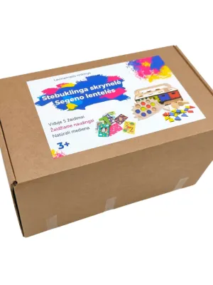 Lavinamasis rinkinys Stebuklinga skrynelė ir Segeno lentelės