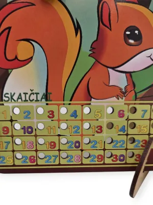 PuzzleOK lavinamasis Pažintinis kalendorius lietuviškas