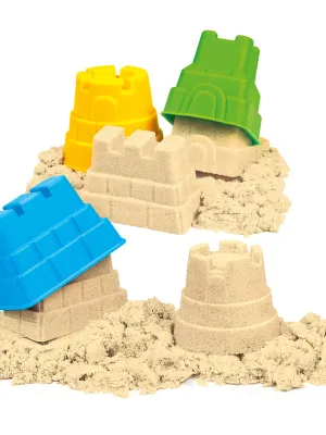 Genio kids rinkinys išmanusis smėlis Pasakų pilis su formelėmis, 1kg