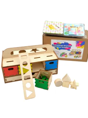 Lavinamasis rinkinys Stebuklinga skrynelė ir Segeno lentelės