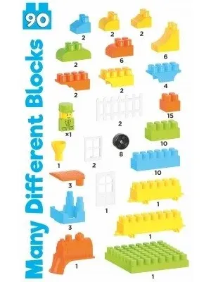 Technok konstruktorius 90 detalių