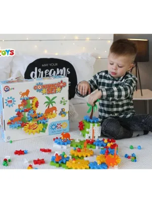 Technok konstruktorius su krumpliaračiais Gyvūnai 118 detalių