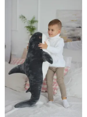 Fancy minkštas žaislas ryklys pilkas 98 cm