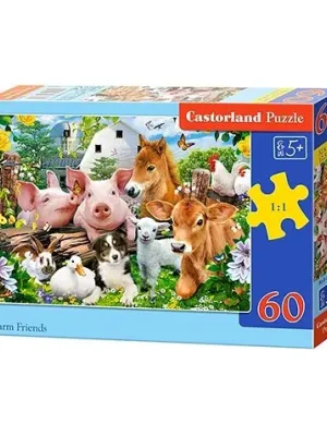 Castorland dėlionė  Farm Friends 60 det.