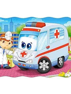 Castorland dėlionė  Ambulance Doctor 30 det.