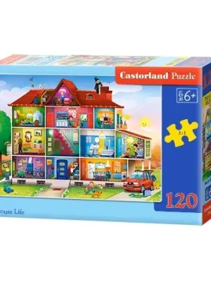 Castorland dėlionė House Life 120 det.