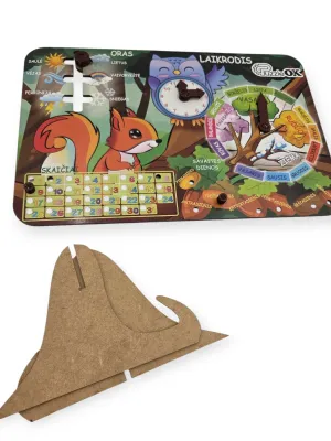 PuzzleOK lavinamasis Pažintinis kalendorius lietuviškas