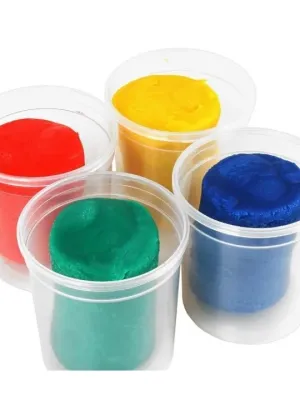 GENIO KIDS Natūralus plastilinas - modelinas, 4 spalvos po 140g