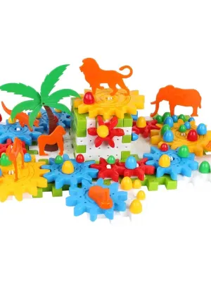 Technok konstruktorius su krumpliaračiais Gyvūnai 118 detalių