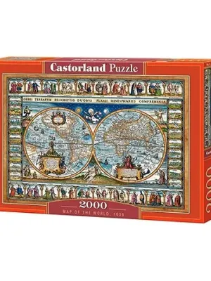 Castorland dėlionė Map of the world 2000 det.