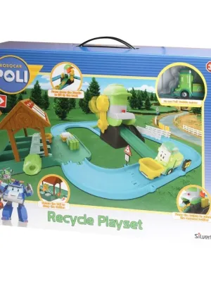 SILVERLIT POLI ROBOCAR Rinkinys „Atliekų perdirbimas“ (pažeista pakuotė)