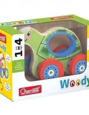 QUERCETTI medinis vėžliukas su ratukais