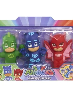 PJ MASKS Vandens purkštukai Pižamų herojai 3 vnt