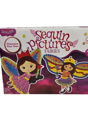 Sequins kūrybos rinkinys su blizgučiais