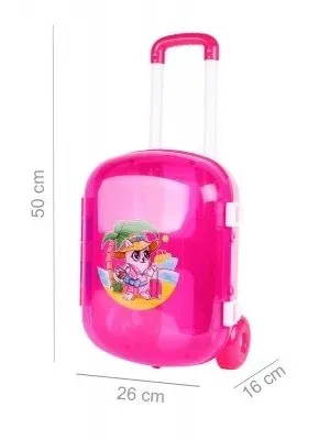 Technok lagaminas rožinės spalvos