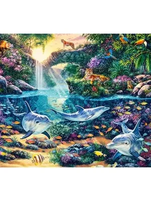 Castorland dėlionė Jungle Paradise 1500 det.