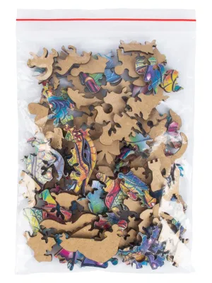 Medinė dėlionė Drakonas 100 detalių