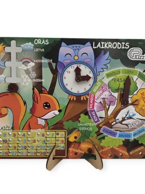 PuzzleOK lavinamasis Pažintinis kalendorius lietuviškas