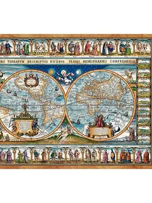 Castorland dėlionė Map of the world 2000 det.