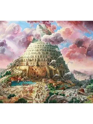 Castorland dėlionė Tower Of Babel 3000 det.