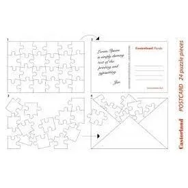 Castorland atvirukas - dėlionė 24 detalės  Santas Coming to Town