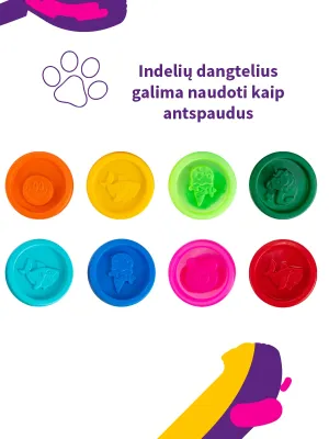 GENIO KIDS Natūralus plastilinas - modelinas, 8 spalvos