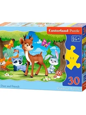 Castorland dėlionė A Deer And Friends 30 det.