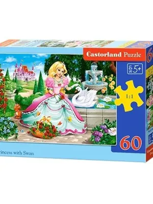 Castorland dėlionė  Princess With Swan 60 det.