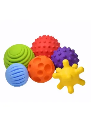 Fancy baby sensoriniai kamuoliukai 6 vnt