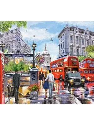 Castorland dėlionė Spring in London 2000 det.