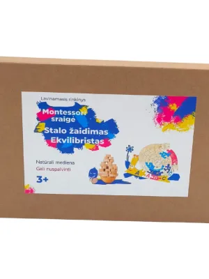 Lavinamsis rinkinys Montessori sraigė ir Ekvilibristas