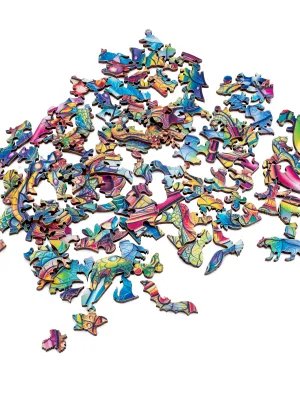 Medinė dėlionė Drakonas 100 detalių