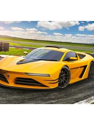 Castorland dėlionė Yellow Sportscar 120 det.