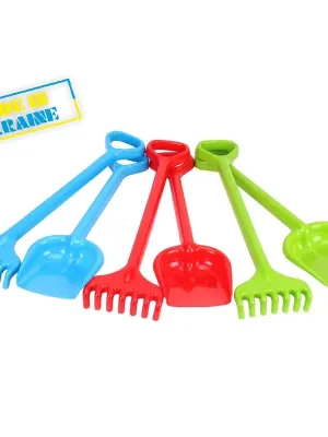 Technok smėlio rinkinys kastuvas ir grėblys 50 cm