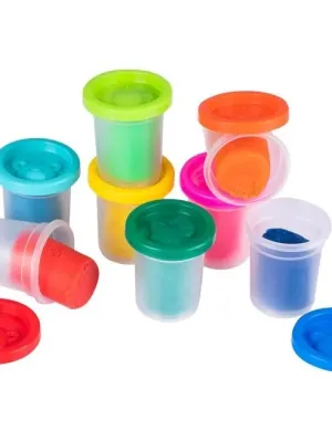 GENIO KIDS Natūralus plastilinas - modelinas, 8 spalvos