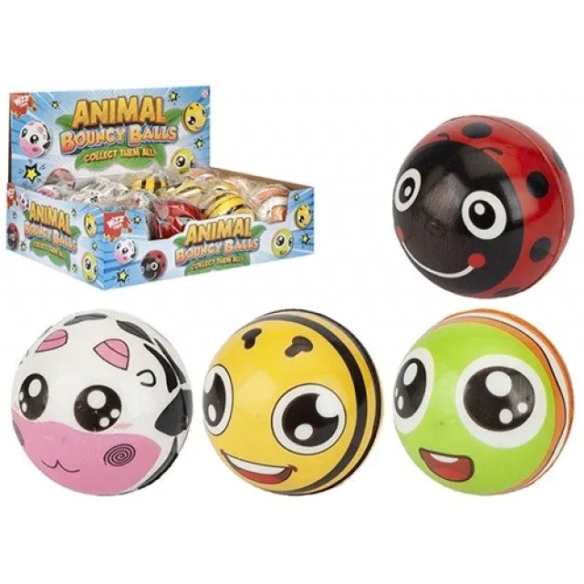 Kamuoliukas su gyvūnų veidukais 6,3 cm