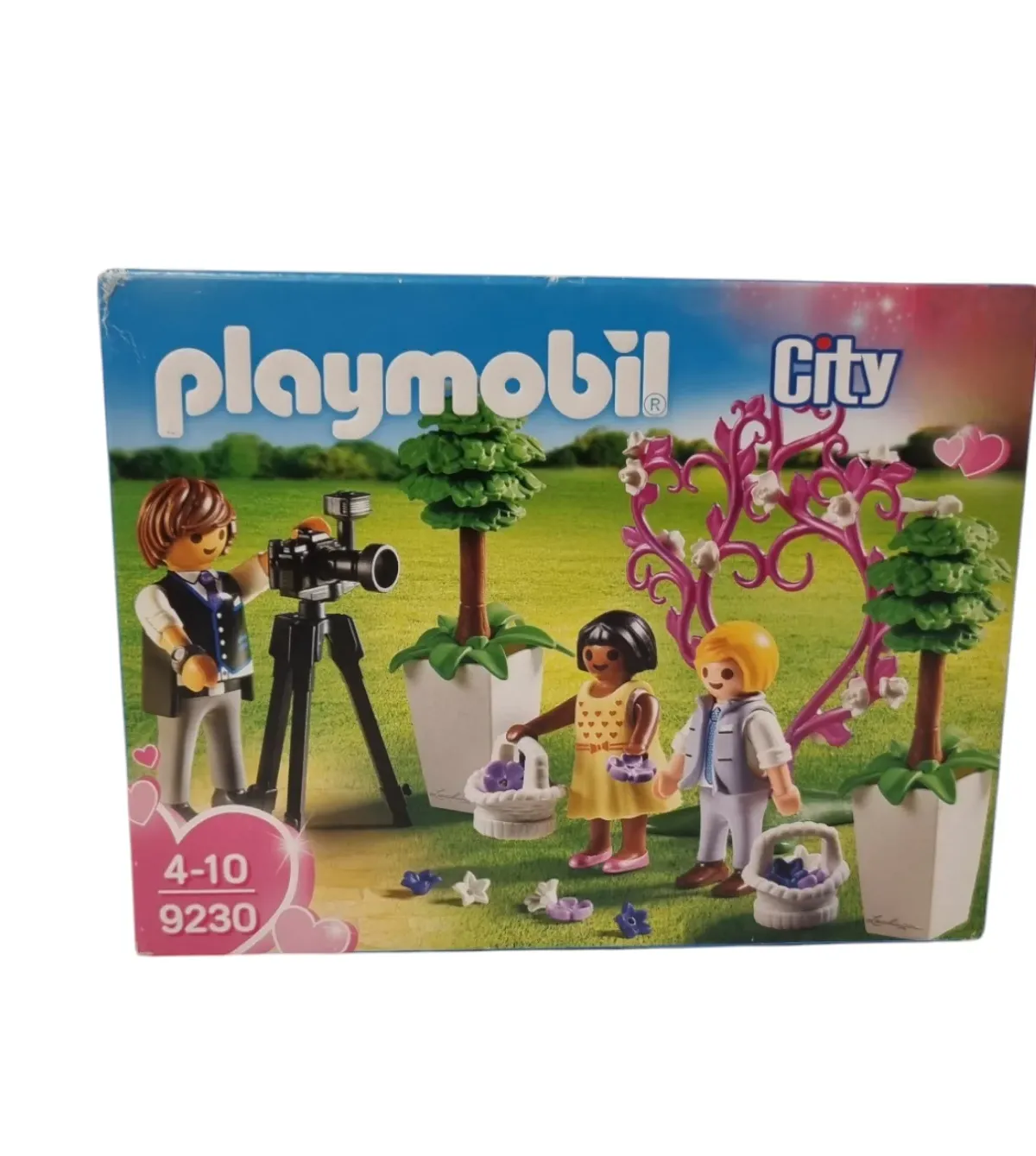 PLAYMOBIL City Life, Gėlių vaikai ir fotografas (pažeista pakuotė)