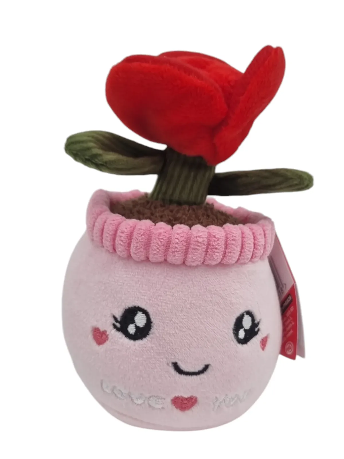 Pliušinė gėlė rožė vazone 15 cm