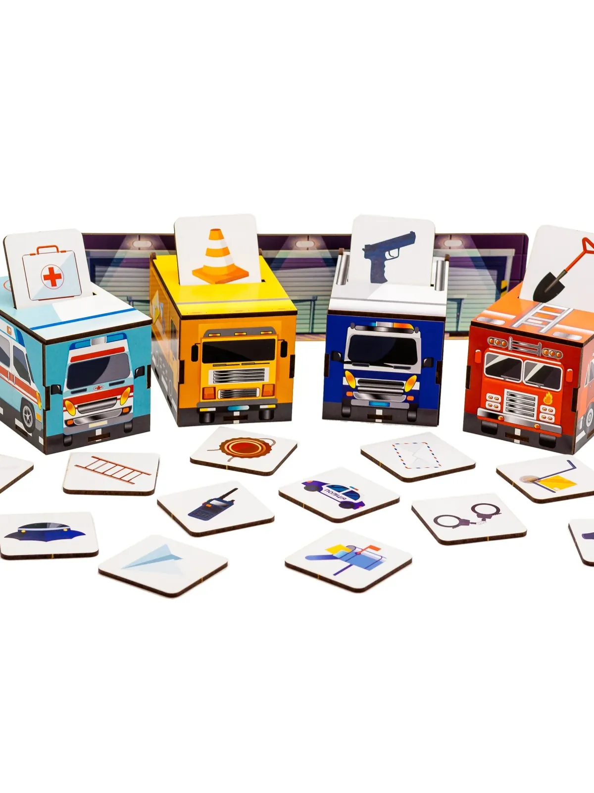 PuzzleOK rūšiuokliai Montessori Profesijos