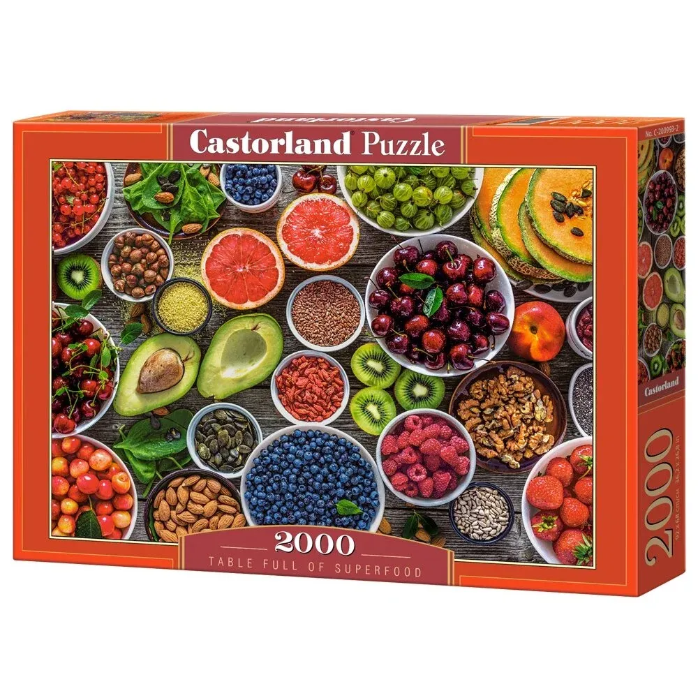 Castorland dėlionė Table Full  of Superfood 2000 det.
