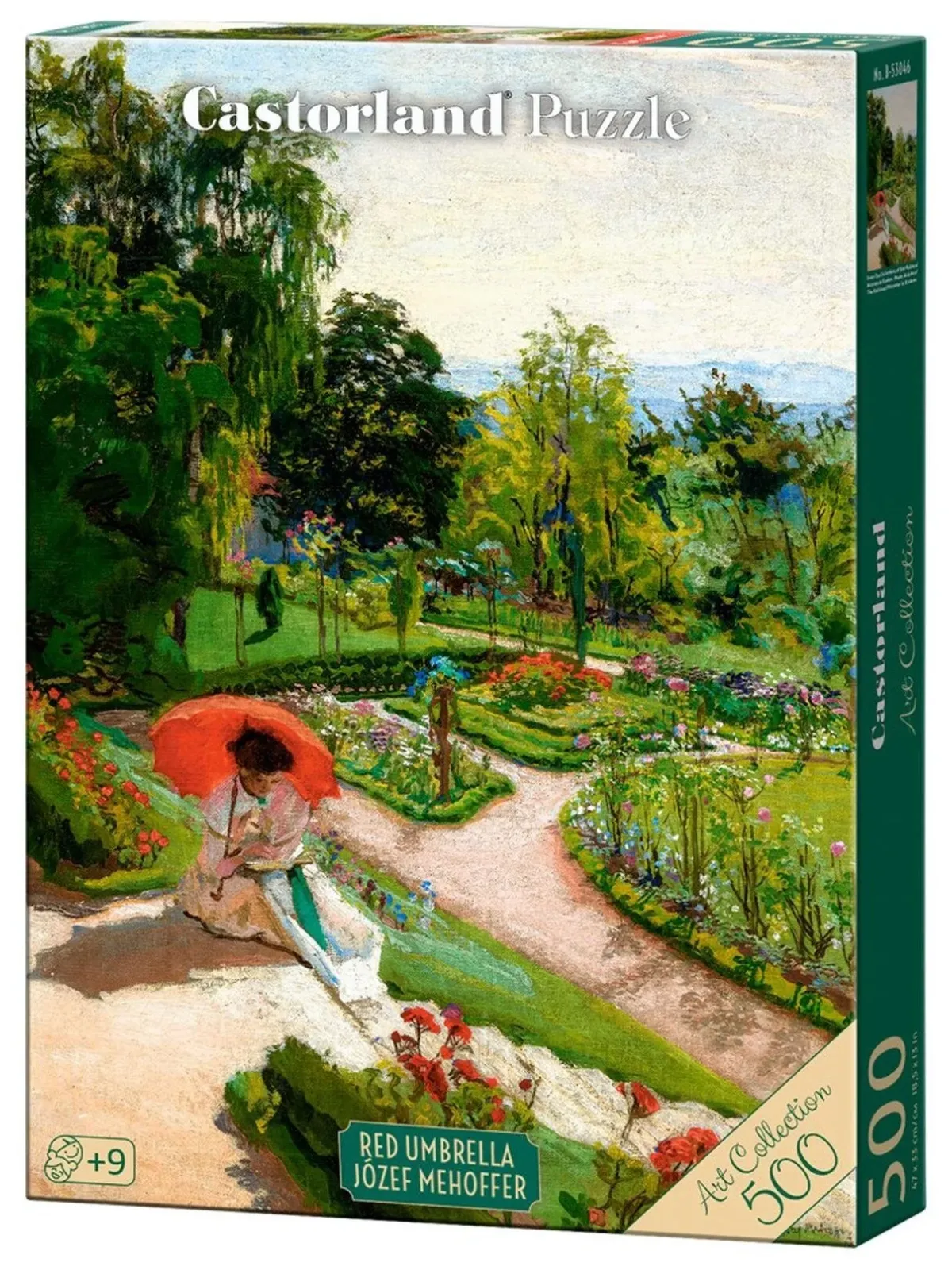 Castorland dėlionė Jozef Mehoffer Red Umbrella  Art Collection  500 det