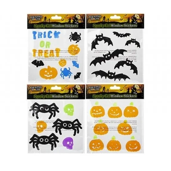 Haunted House Geliniai langų lipdukai 20x20 cm